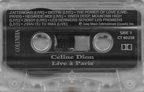 Celine Dion* - Live À Paris (Cass, Album) - Image 4