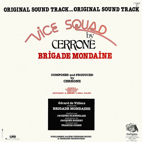 Cerrone - Brigade Mondaine (LP, Album) - Image 2