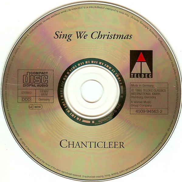 Chanticleer - Sing We Christmas (CD, Album) - Image 3