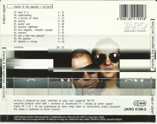 Charles (55) & The Agencee - En-Core (CD, Album) - Image 3