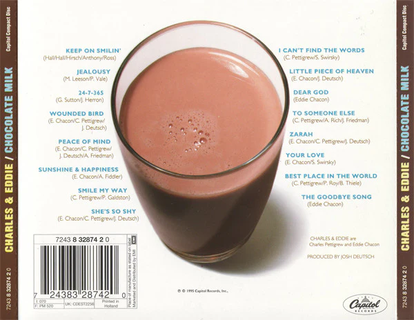 Charles & Eddie - Chocolate Milk (CD, Album) - Image 2