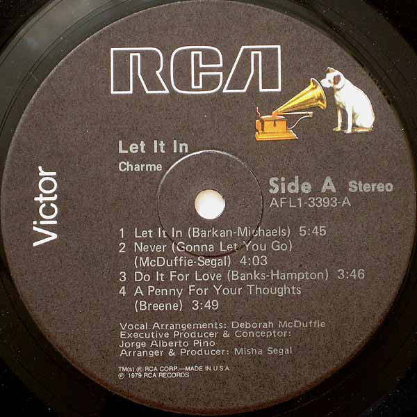 Charme  - Let It In (LP, Album) - Image 3