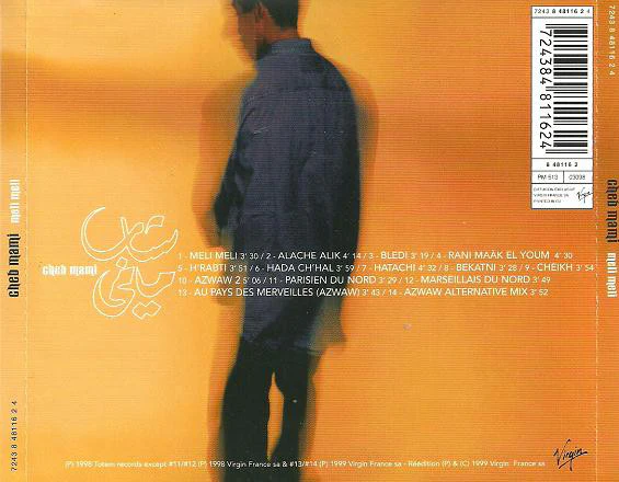 Cheb Mami - Meli Meli (CD, Album) - Image 2