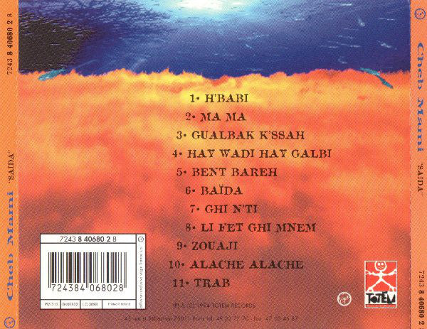 Cheb Mami - Saïda (CD, Album) - Image 3