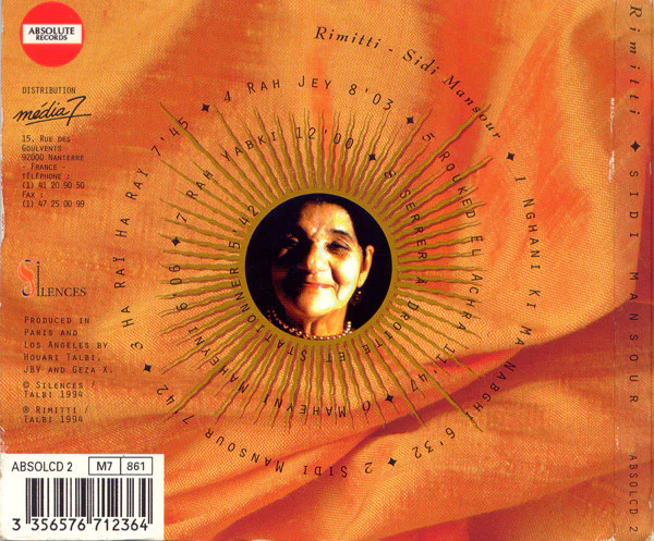 Cheikha Rimitti - Sidi Mansour (CD, Album, Dig) - Image 2