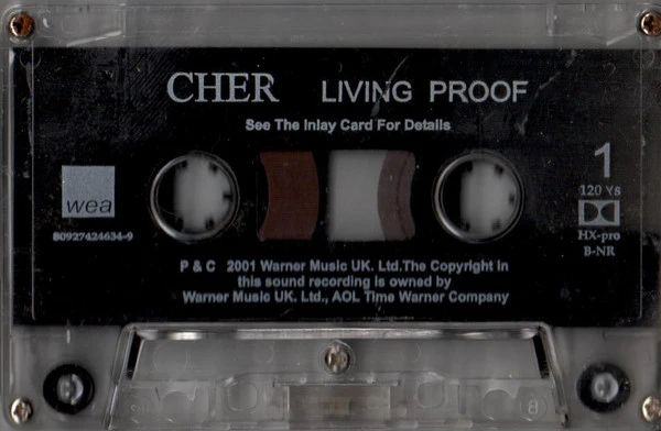 Cher - Living Proof (Cass, Album) - Image 3