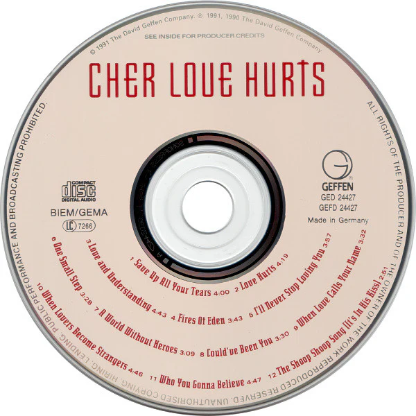 Cher - Love Hurts (CD, Album) - Image 3