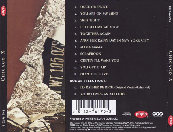 Chicago (2) - Chicago X (CD, Album, RE, RM) - Image 2