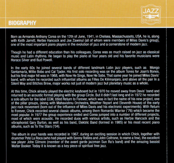 Chick Corea - The Very Best Of Chick Corea (CD, Album, RE, RM) - Image 2