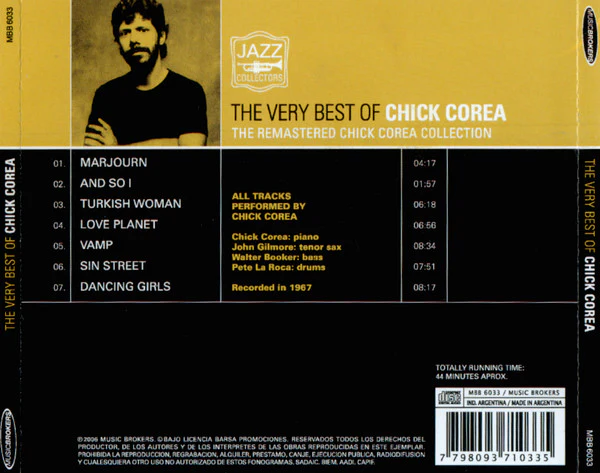 Chick Corea - The Very Best Of Chick Corea (CD, Album, RE, RM) - Image 4