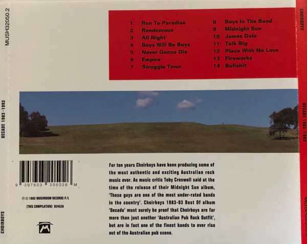 Choirboys - Decade 1983-1993 (CD, Comp) - Image 2
