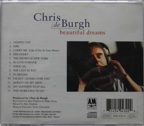 Chris de Burgh - Beautiful Dreams (CD, Album) - Image 4