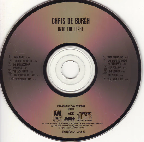 Chris de Burgh - Into The Light (CD, Album, Club) - Image 2