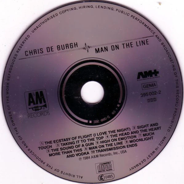 Chris de Burgh - Man On The Line (CD, Album) - Image 3
