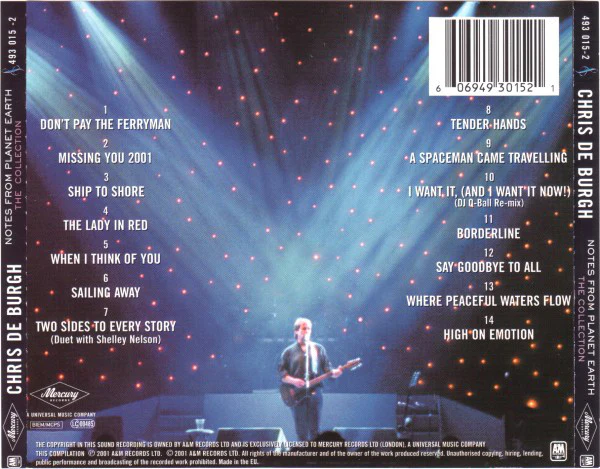Chris de Burgh - Notes From Planet Earth - The Collection (CD, Comp) - Image 2