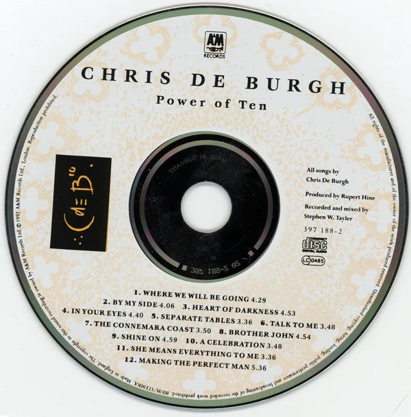 Chris de Burgh - Power Of Ten (CD, Album) - Image 3