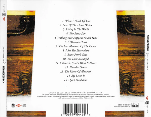 Chris De Burgh - Quiet Revolution (CD, Album) - Image 2