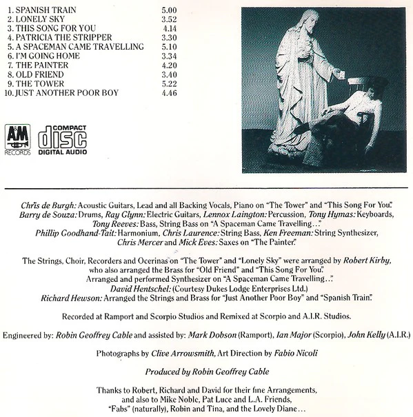 Chris de Burgh - Spanish Train And Other Stories (CD, Album) - Image 5