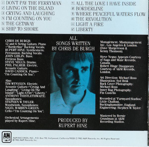 Chris de Burgh - The Getaway (CD, Album) - Image 5