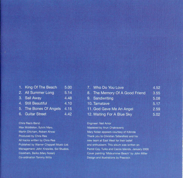 Chris Rea - King Of The Beach (CD, Album) - Image 5