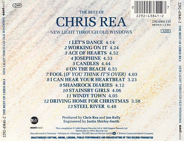 Chris Rea - New Light Through Old Windows (The Best Of Chris Rea) (CD, Album, Comp) - Image 2