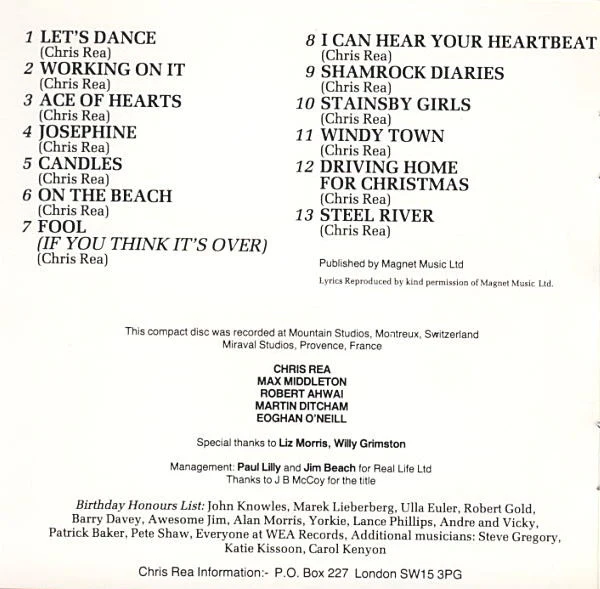 Chris Rea - New Light Through Old Windows (The Best Of Chris Rea) (CD, Album, Comp) - Image 4
