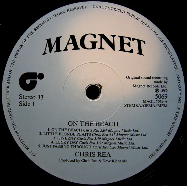 Chris Rea - On The Beach (LP, Album) - Image 3