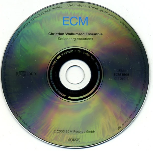 Christian Wallumrød Ensemble - Sofienberg Variations (CD, Album) - Image 3