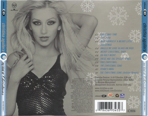 Christina Aguilera - My Kind Of Christmas (CD, Album, Enh) - Image 3