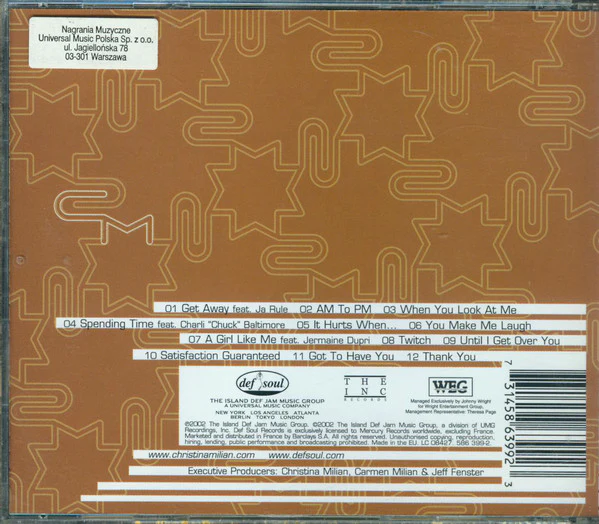 Christina Milian - Christina Milian (CD, Album) - Image 3