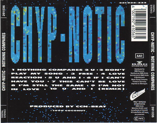 Chyp-Notic - Nothing Compares (CD, Album) - Image 2