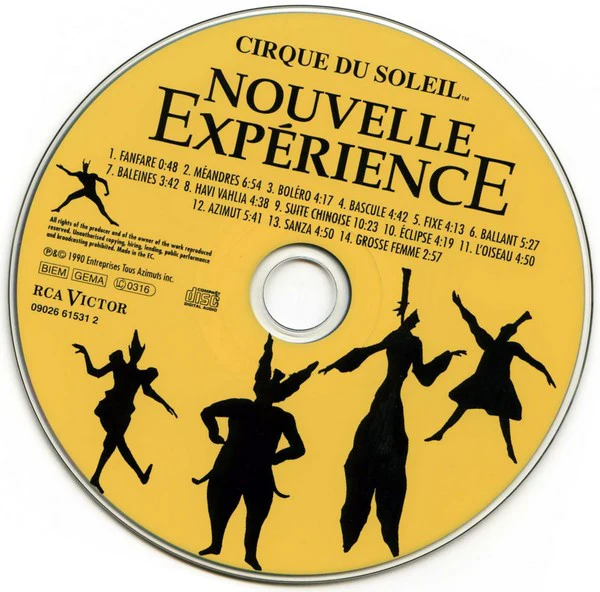 Cirque Du Soleil - Nouvelle Expérience (CD, Album, RE) - Image 3
