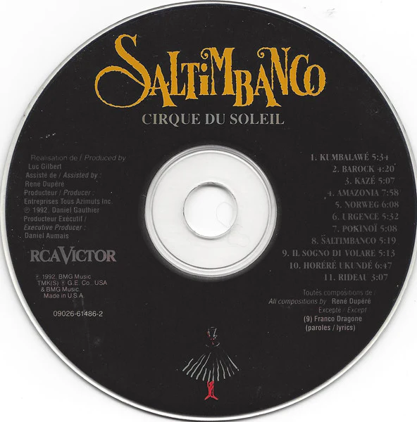 Cirque Du Soleil - Saltimbanco (CD, Album) - Image 3