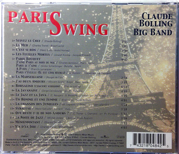 Claude Bolling Big Band - PariSwing (CD, Album) - Image 2