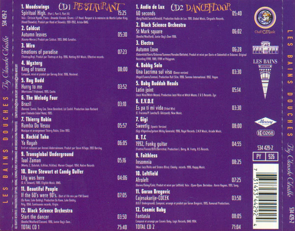 Claude Challe - Les Bains Douches (2xCD, Comp, Mixed) - Image 3