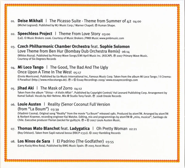 Claude Challe Presents Jean-Marc Challe - Music For Movies (CD, Comp) - Image 3