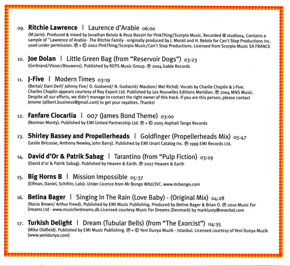 Claude Challe Presents Jean-Marc Challe - Music For Movies (CD, Comp) - Image 4