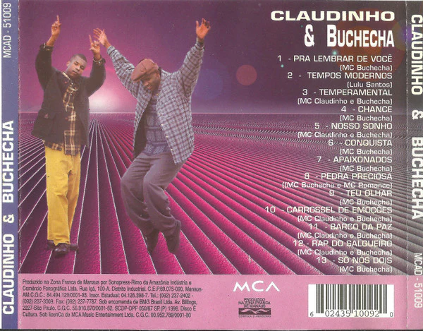 Claudinho & Buchecha - Claudinho & Buchecha (CD, Album) - Image 2