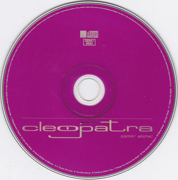 Cleopatra - Comin' Atcha! (CD, Album) - Image 3