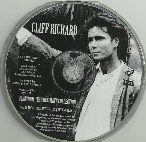 Cliff Richard - Platinum - The Ultimate Collection (CD, Comp) - Image 3