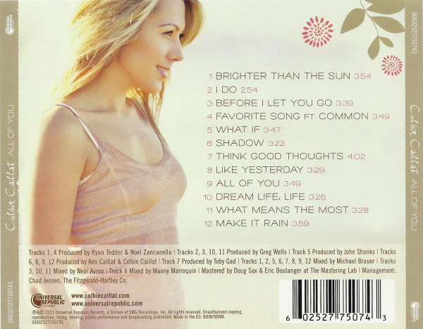 Colbie Caillat - All Of You (CD, Album) - Image 2