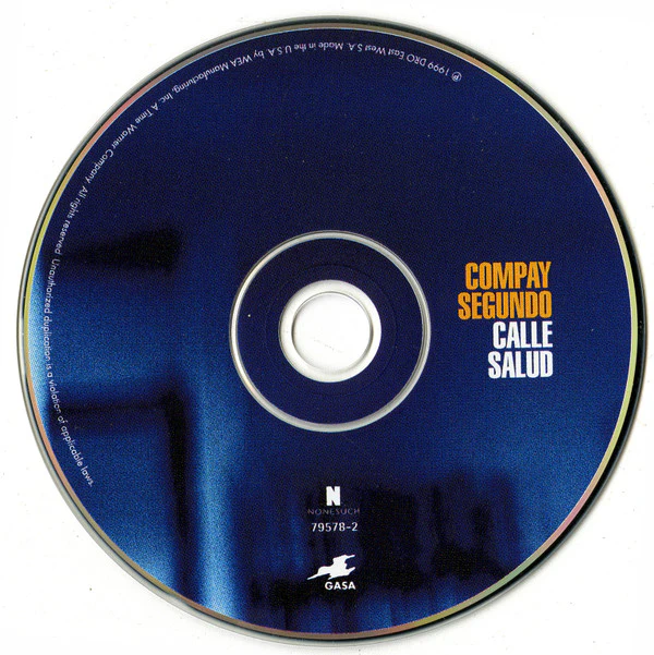 Compay Segundo - Calle Salud (CD, Album) - Image 4