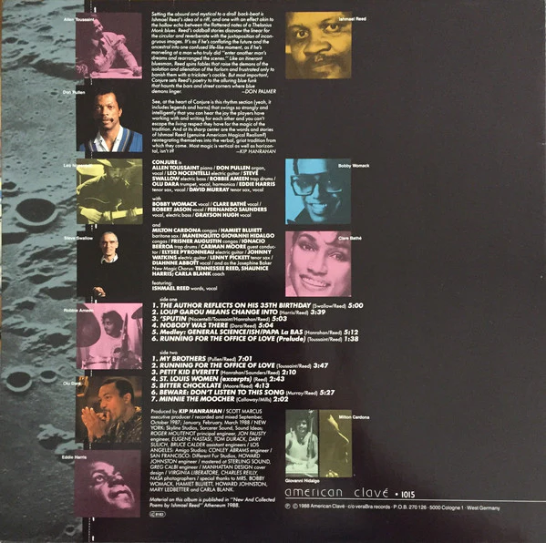 Conjure - Cab Calloway Stands In For The Moon (LP, Album) - Image 2