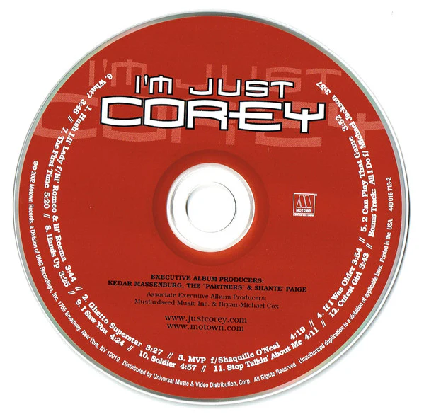 Corey (9) - I´m Just Corey (CD, Album) - Image 2