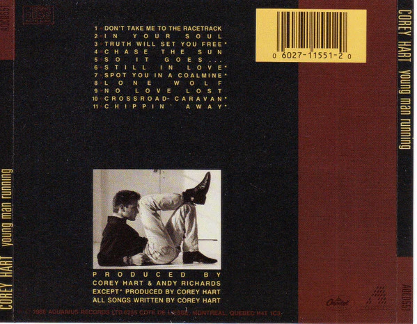 Corey Hart - Young Man Running (CD, Album) - Image 2