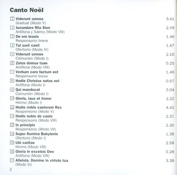 Coro De Monjes Del Monasterio De Santo Domingo De Silos - Canto Noël (CD, Comp, RM) - Image 4