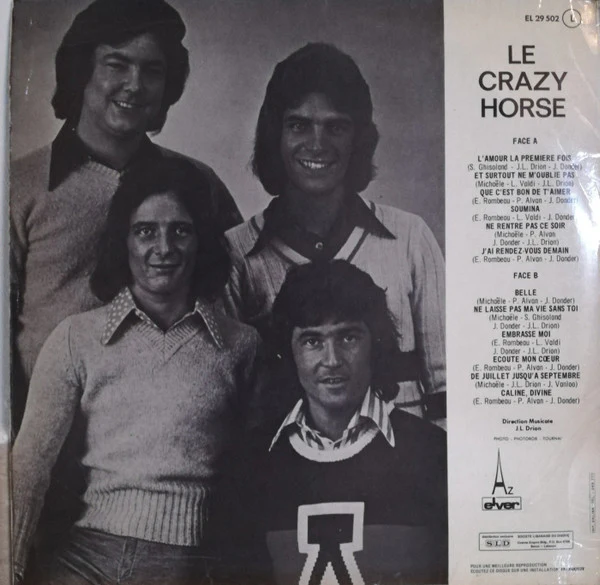 Crazy Horse  - Le Crazy Horse (LP) - Image 2