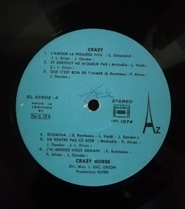 Crazy Horse  - Le Crazy Horse (LP) - Image 3