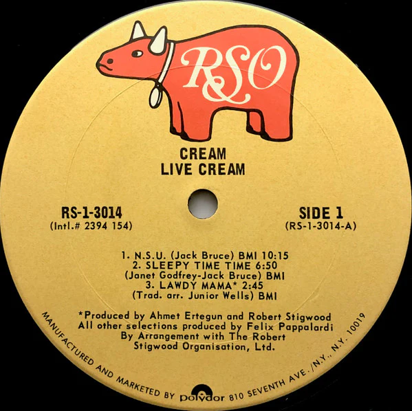 Cream - Live Cream (LP, Album, RE) - Image 3