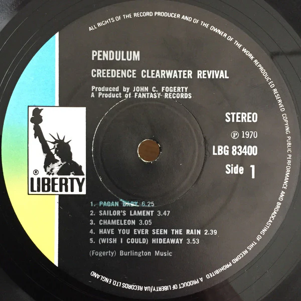 Creedence Clearwater Revival - Pendulum (LP, Album, Gat) - Image 5